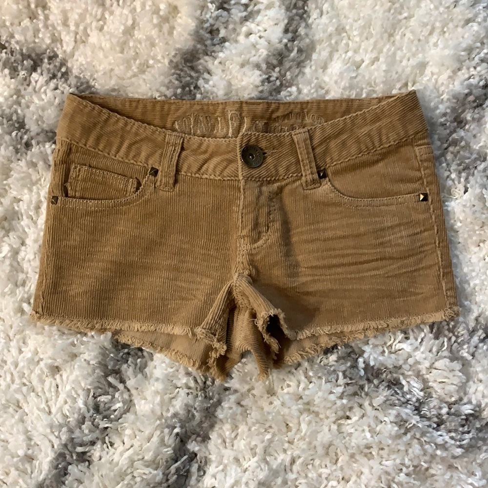 corduroy shorts size 0